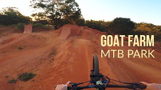 Goat Farm MTB Park  Flowtopia amp Jump Area 4K [upl. by Esiouqrut]