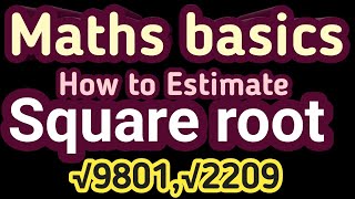 how to estimate square roots [upl. by Ferwerda]