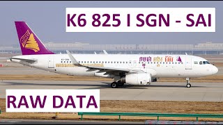 K6 825 I A320 I SGN  SAI I RAW DATA NAV I vatsim [upl. by Anitsyrk]