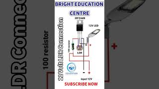 12 Volt LDR CONNECTION ldr 12volts 12voltpowersupply viralvideo viralshorts video shorts [upl. by Terrell]