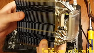 Кулер Noctua NH U12S Установка Install [upl. by Eetsud583]