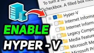 How to Enable HyperV in Windows 11  Turn On Windows Hypervisor Platform [upl. by Attenwahs307]