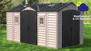 Duramax Apex Pro Vinyl Outdoor Shed [upl. by Chico]