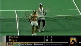 Martina Hingis vs Amanda Coetzer 2002 Australian Open R4 Highlights [upl. by Uaeb283]