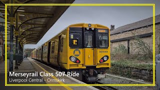 Class 507 Ride  Liverpool Central  Ormskirk [upl. by Yreffej]