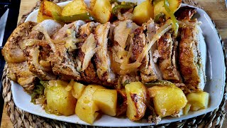 LOMBO DE PORCO NO FORNO COM BATATASRECEITAS DA BENELGA [upl. by Gwenni]