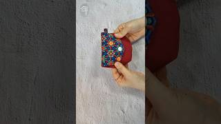 Quick and Easy sewing tips card holder amp coin purse diy sewing sewingtutorial cardholder [upl. by Filippa]