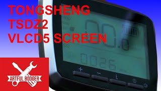 How to configure the screen for the Tongsheng TSDZ2  VLCD5 [upl. by Herzen]