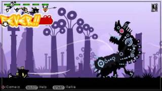 Patapon 2 walkthrough Dogaeen WoodStone fight mission 20 [upl. by Initof860]