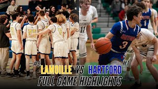 1 SEED HARTFORD VS 9 LAMOILLE BATTLE IN VERMONT QUARTERFINAL THRILLER MAJOR UPSET FULL RECAP [upl. by Eirrol]