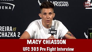 Macy Chiasson nearly quit MMA predicts Amanda Nunes return wants to see Harrison vs Dumont [upl. by Gusty599]