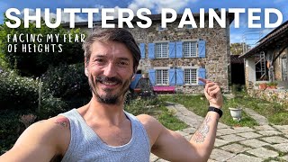 Château Maintenance Vlog Painting amp Repairing Shutters for Winter [upl. by Edyak196]