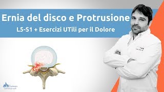 Ernia del disco e Protrusione l5 s1  Alcuni Esercizi Utili [upl. by Ysirhc]