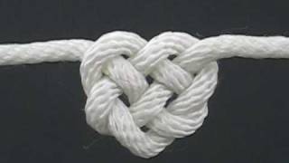 How to Tie the Celtic Heart Knot by TIAT A Knotty Valentine [upl. by Bolte]