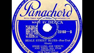 Eddie Lang Joe Venuti  Beale Street Blues Jack Teagarden [upl. by Rehpretsirhc]