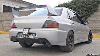 TUNED Mitsubishi Lancer EVO IX with LOUD Screamer Pipe [upl. by Alimak179]