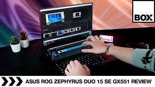 ASUS ROG Zephyrus Duo 15 SE GX551 Laptop Review [upl. by Terza913]