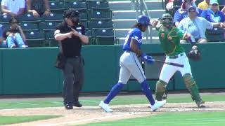 Adalberto Mondesi at bat [upl. by Fondea]