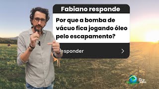 Como fazer a bomba de vácuo parar de jogar óleo pelo escapamento [upl. by Hendel355]