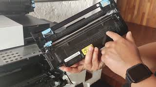 Kyocera M2040dn Error C7990 Bote de toner residual lleno [upl. by Oiredised]