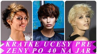 Top 20 kratke ucesy pre zeny po 40 na jar 2018 [upl. by Nomzzaj]