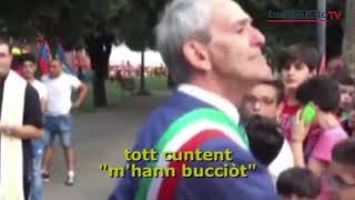 CERIGNOLA SINDACO METTA CONDANNATO PER IL CAZZIATONE AL BAMBINO BOCCIATO [upl. by Annahc]