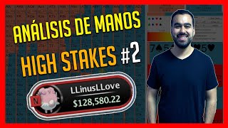 🔥High Stakes Poker  LLinusLLove en acción  Escuela de Poker 🔥 Coach Fabian Pichara [upl. by Powers]