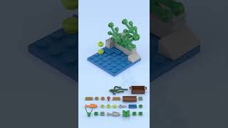 LEGO Brick Cubes Dive into an Underwater Treasure Adventure 🏴‍☠️🌊💎 [upl. by Botti]