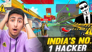 India’s No 1 Jadugar🤯🤣1 Vs 6 Hacker Vs Pro Player  Free Fire India [upl. by Geilich]