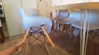 ELERANBE Eames Eiffel Dining Chairs Review by Unicorn Momma [upl. by Noved176]