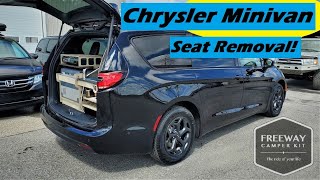 Chrysler Pacifica Grand Caravan Voyager seat removal [upl. by Awahsoj483]