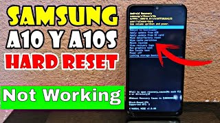 Samsung Galaxy A10S Hard Reset  Samsung A10s SMA107F Factory Reset  2024 [upl. by Laehcym533]