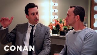 Jon Hamm Ponders Exciting New Film Role  CONAN on TBS [upl. by Kabab]