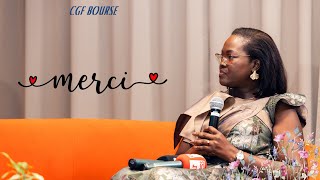 Cérémonie Marie Odile SENE  Directrice Générale CGF Bourse sortante [upl. by Poler]