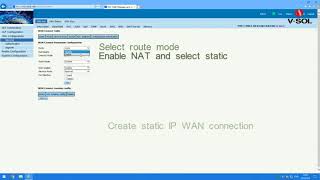 How to configure 1GE WiFi ONU WAN Connect From WEB ON VSOL OLT [upl. by Aniweta688]