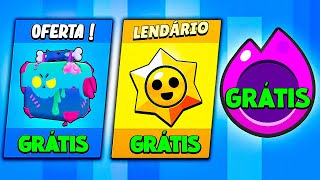 PRESENTE GRÁTIS PRA TODO MUNDO STARR DROP LENDÁRIO GRÁTIS  SKINS PINS HIPERCARGA NO BRAWL STARS [upl. by Ahsatan]