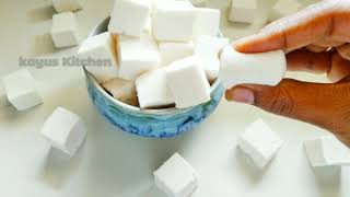 மார்ஷ்மெல்லோ எளிதாக செய்யலாம்  Soft Spongy Springy Marshmallow  Basic Marshmallow Recipe in tamil [upl. by Dulcy]