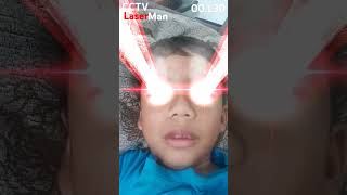 LaserMan🚨shortvideo gabutdirumah funny [upl. by Oikim994]