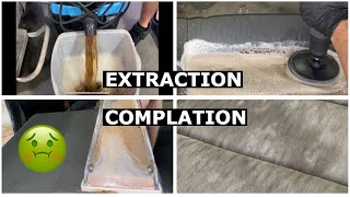 FILTHY SEAT EXTRACTION COMPILATION Satisfying Dirty Car Detailing Cleaning Nasty Carpets ASMR [upl. by Droffats]