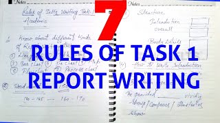 TIPS FOR IELTS WRITING TASK ONE  REPORT WRITING [upl. by Alberta]