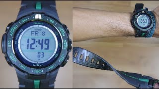 CASIO PROTREK PRWS31001 Sapphire Crystal  UNBOXING [upl. by Einnij]