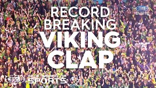 The recordbreaking Viking Clap at Canberra Stadium  NRL on Nine [upl. by Kuo]