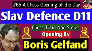 Slav Defence D11  Boris Gelfand 2012 chess [upl. by Daveda217]