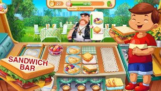 SANDWICH BAR  CRAZY DINER gameplay crazydiner sandwich bar food bread mobilegames foodie [upl. by Lyndy]