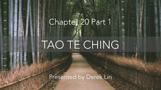 Tao Te Ching Chapter 20  Part 1 Lao Tzu Reveals Himself [upl. by Adelind]