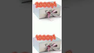 Choose your gift 🎁🎁 1000M vs 2000M [upl. by Lladnarc962]