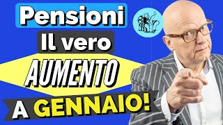 📊 PENSIONI 👉 AUMENTI GENNAIO e AUMENTI DICEMBRE LE DIFFERENZE❗️ DATE PAGAMENTI DELIRIO INPS [upl. by Annaek]