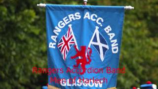 Rangers Accordion Band  Men of Harlech [upl. by Niwled]