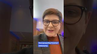 quotCZY KOBIETA MOŻE ZOSTAĆ PREZYDENTEM RP ZOBACZYMYquot Beata Szydło [upl. by Strickler]