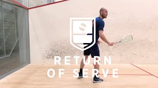 Squash Tips amp Tricks  Return of serve [upl. by Arihat]